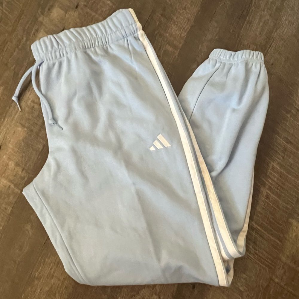 Adidas 3-Stripe French Terry Mid Rise Joggers- Size 2XL